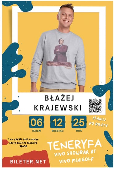 TENERYFA! POLSKI STAND-UP | BŁAŻEJ KRAJEWSKI